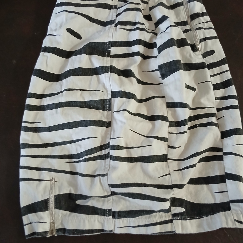 Stylish Zebra Print Skirt